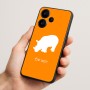 כיסוי בעיצוב אישי עם השם שלך לדגם - Realme Narzo 70 Pro 5G בעיצוב קרנף