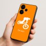 כיסוי בעיצוב אישי עם השם שלך לדגם - Realme Narzo 70 Pro 5G בעיצוב רוכב אופניים