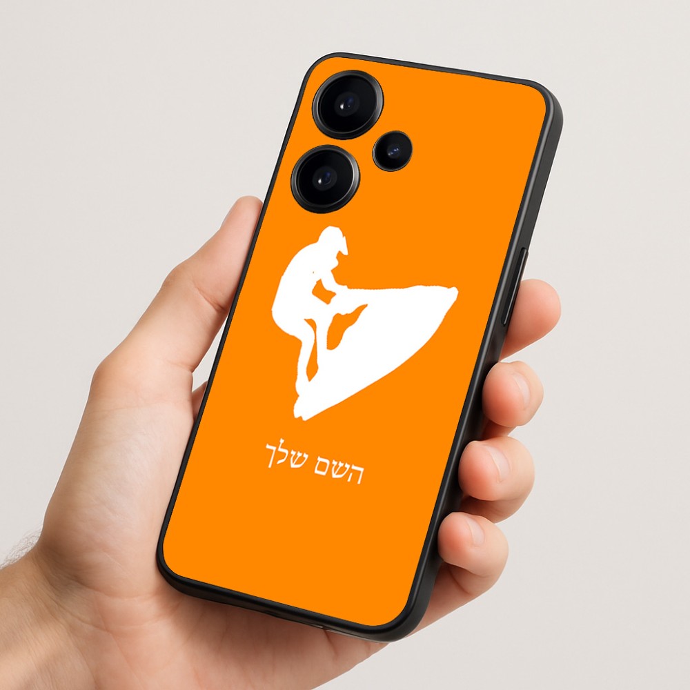 כיסוי בעיצוב אישי עם השם שלך לדגם - Realme Narzo 70 Pro 5G בעיצוב אופנוע ים