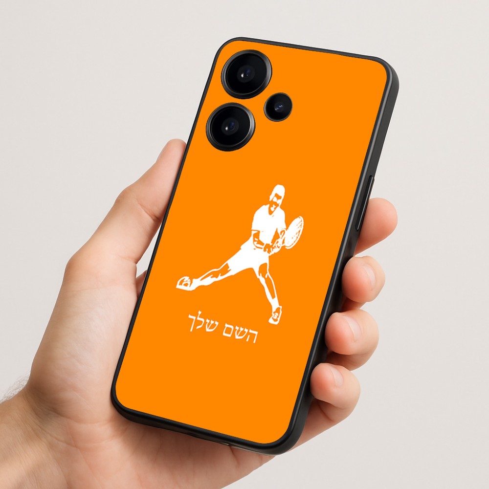 כיסוי בעיצוב אישי עם השם שלך לדגם - Realme Narzo 70 Pro 5G בעיצוב שחקן טניס