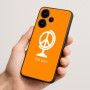כיסוי בעיצוב אישי עם השם שלך לדגם - Realme Narzo 70 Pro 5G בעיצוב גלובוסי שלום