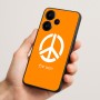 כיסוי בעיצוב אישי עם השם שלך לדגם - Realme Narzo 70 Pro 5G בעיצוב סמל השלום