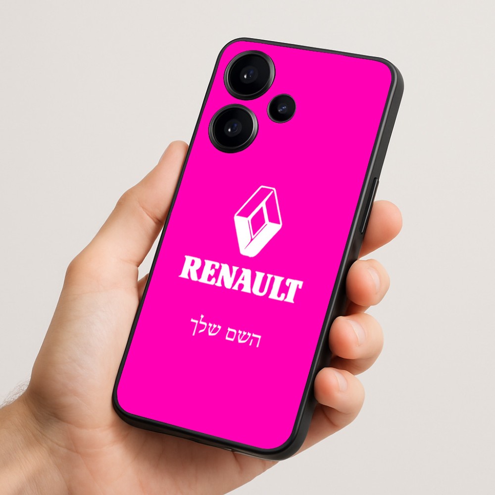 כיסוי בעיצוב אישי עם השם שלך לדגם - Realme Narzo 70 Pro 5G בעיצוב רנו