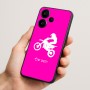 כיסוי בעיצוב אישי עם השם שלך לדגם - Realme Narzo 70 Pro 5G בעיצוב מוטוקרוס