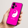 כיסוי בעיצוב אישי עם השם שלך לדגם - Realme Narzo 70 Pro 5G בעיצוב סמל יינג יאנג