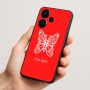 כיסוי בעיצוב אישי עם השם שלך לדגם - Realme Narzo 70 Pro 5G בעיצוב פרפר