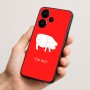 כיסוי בעיצוב אישי עם השם שלך לדגם - Realme Narzo 70 Pro 5G בעיצוב חזיר