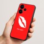 כיסוי בעיצוב אישי עם השם שלך לדגם - Realme Narzo 70 Pro 5G בעיצוב שפתיים - נשיקה