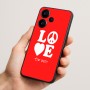 כיסוי בעיצוב אישי עם השם שלך לדגם - Realme Narzo 70 Pro 5G בעיצוב אהבה