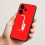 כיסוי בעיצוב אישי עם השם שלך לדגם - Realme Narzo 70 Pro 5G בעיצוב סקסופון