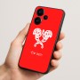 כיסוי בעיצוב אישי עם השם שלך לדגם - Realme Narzo 70 Pro 5G בעיצוב פרחי קרן