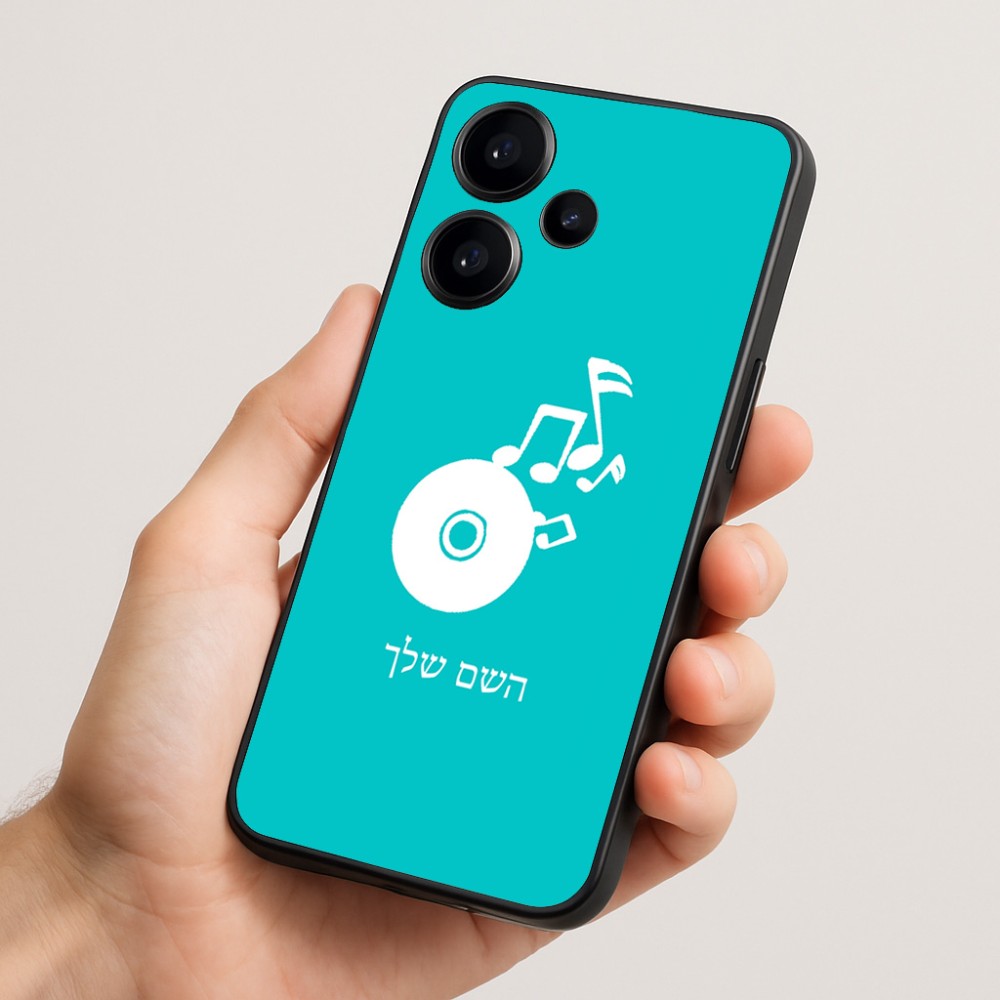 כיסוי בעיצוב אישי עם השם שלך לדגם - Realme Narzo 70 Pro 5G בעיצוב תקליטור - אזור מוזיקה
