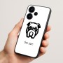 כיסוי בעיצוב אישי עם השם שלך לדגם - Realme Narzo 70 Pro 5G בעיצוב פרצוף בולדוג