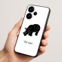 כיסוי בעיצוב אישי עם השם שלך לדגם - Realme Narzo 70 Pro 5G בעיצוב קרנף