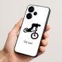 כיסוי בעיצוב אישי עם השם שלך לדגם - Realme Narzo 70 Pro 5G בעיצוב רוכב אופניים