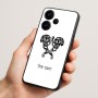 כיסוי בעיצוב אישי עם השם שלך לדגם - Realme Narzo 70 Pro 5G בעיצוב פרחי קרן