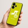 כיסוי בעיצוב אישי עם השם שלך לדגם - Realme Narzo 70 Pro 5G בעיצוב רוכב אופניים