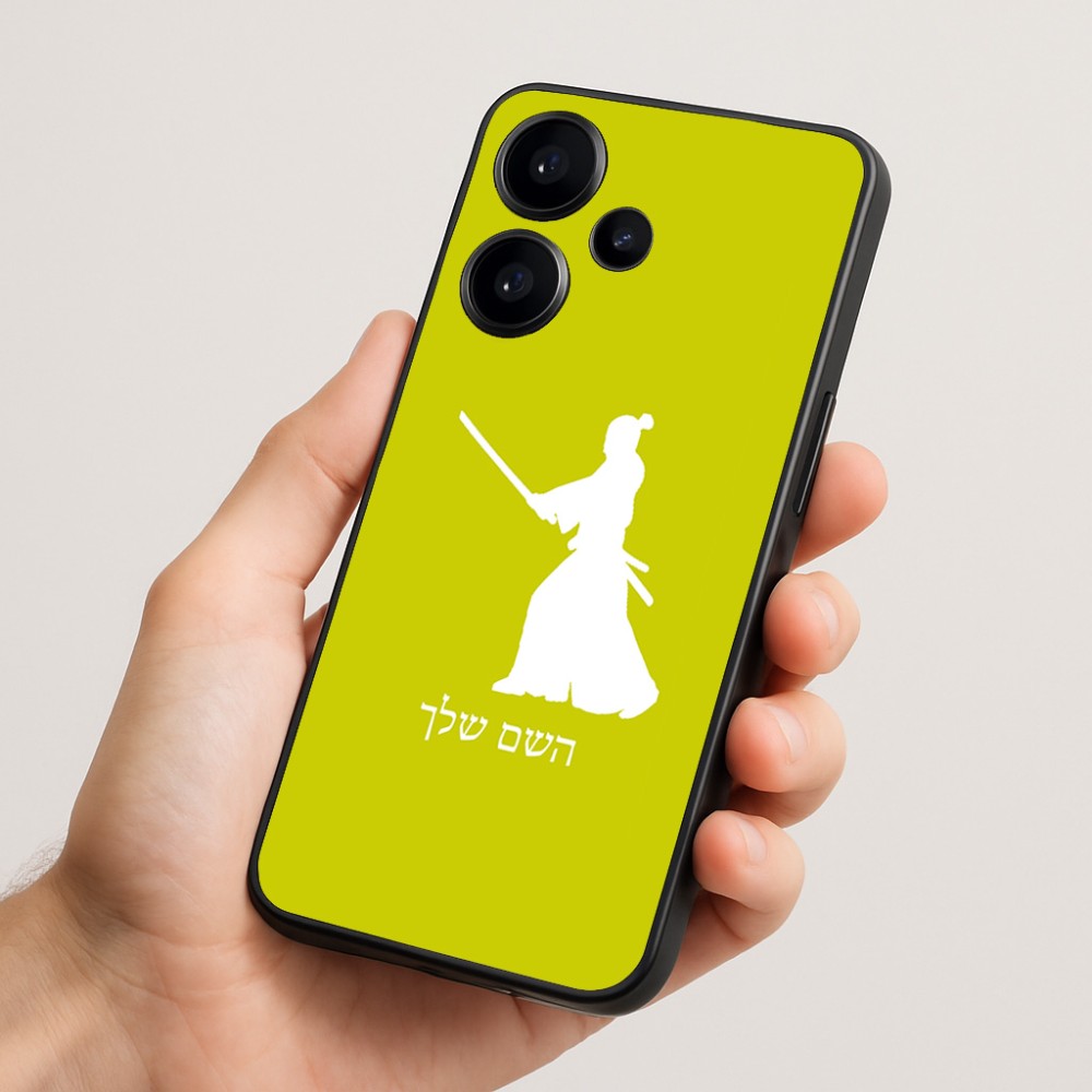 כיסוי בעיצוב אישי עם השם שלך לדגם - Realme Narzo 70 Pro 5G בעיצוב סמוראי