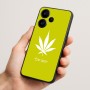 כיסוי בעיצוב אישי עם השם שלך לדגם - Realme Narzo 70 Pro 5G בעיצוב עלה מריחואנה - גראס