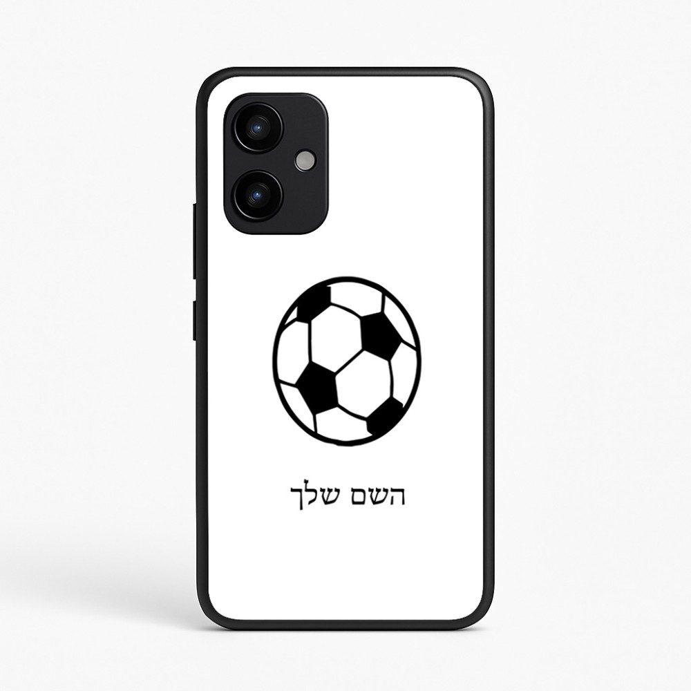 כיסוי בעיצוב אישי עם השם שלך לדגם - Realme P4 Power 5G בעיצוב כדורגל כדור כדורגל