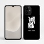 כיסוי בעיצוב אישי עם השם שלך לדגם - Realme P4 Power 5G בעיצוב ארנב מחזיק גזר