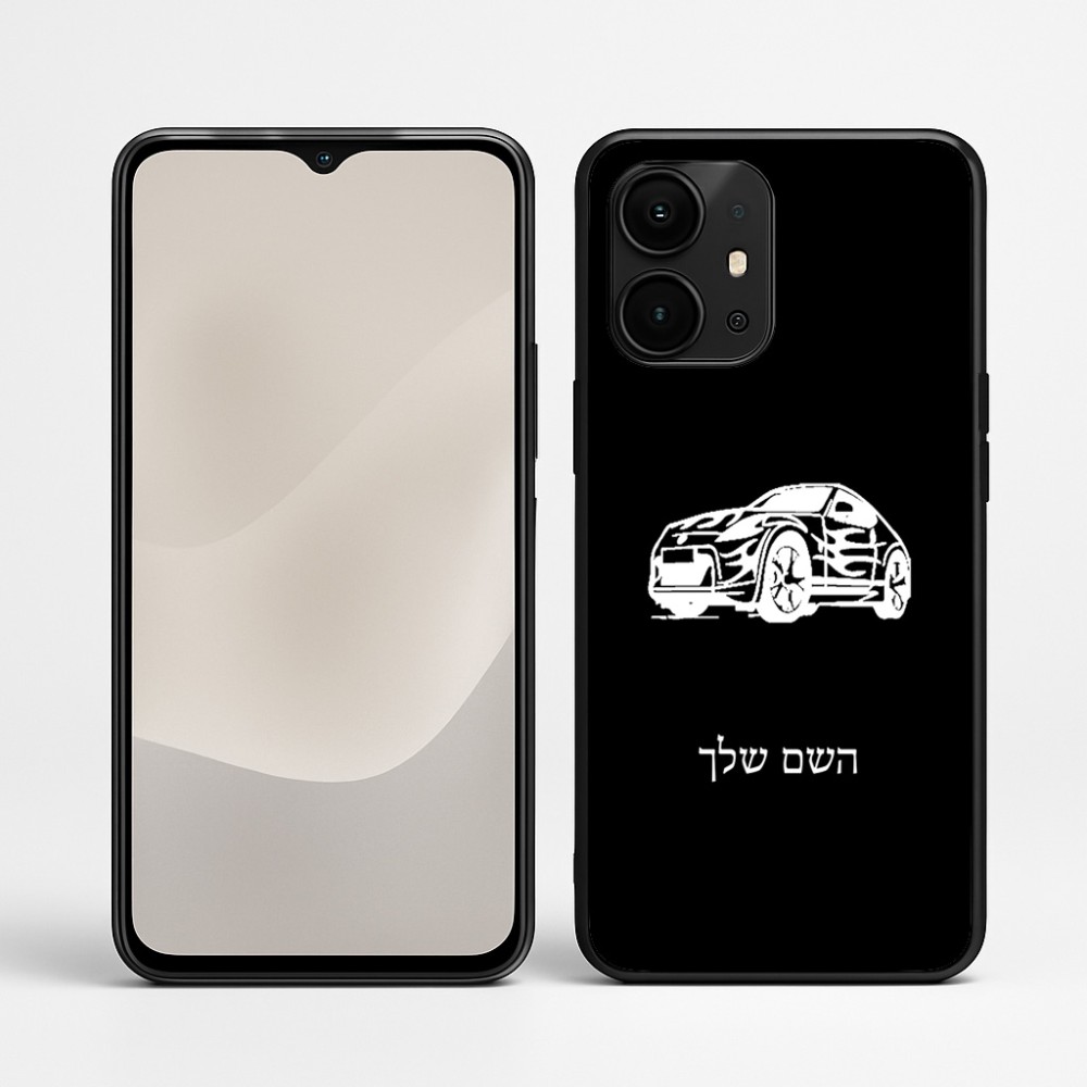 כיסוי בעיצוב אישי עם השם שלך לדגם - Realme P4 Power 5G בעיצוב מכונית