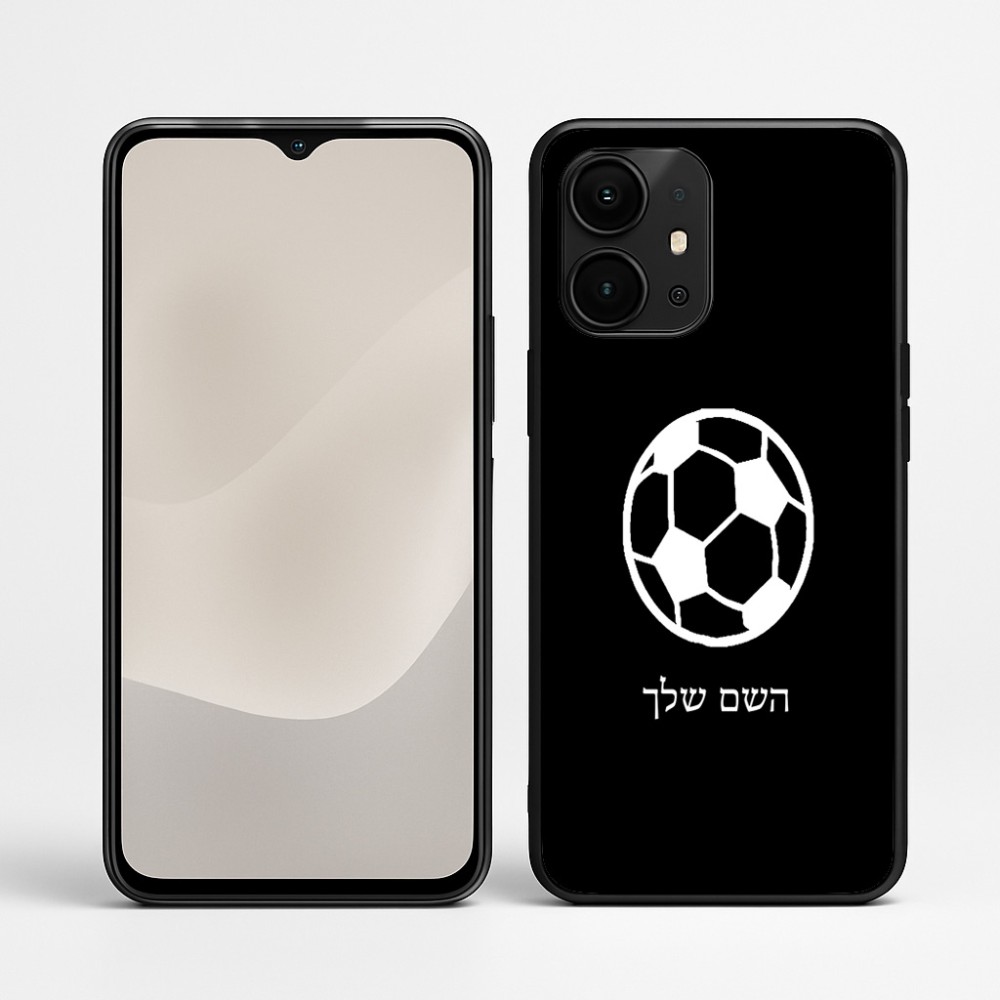 כיסוי בעיצוב אישי עם השם שלך לדגם - Realme P4 Power 5G בעיצוב כדורגל כדור כדורגל