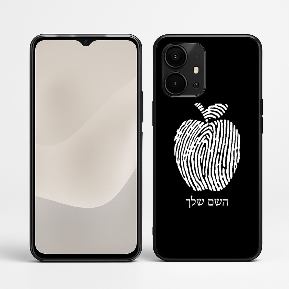 כיסוי בעיצוב אישי עם השם שלך לדגם - Realme P4 Power 5G בעיצוב הדפס תפוח
