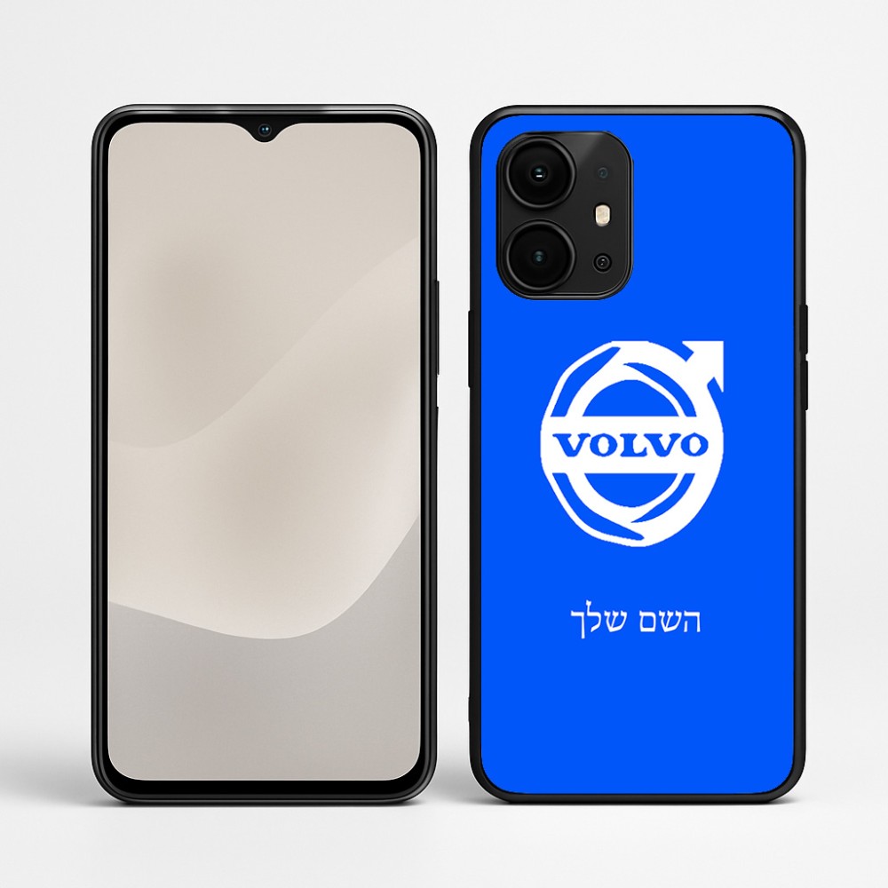 כיסוי בעיצוב אישי עם השם שלך לדגם - Realme P4 Power 5G בעיצוב וולוו