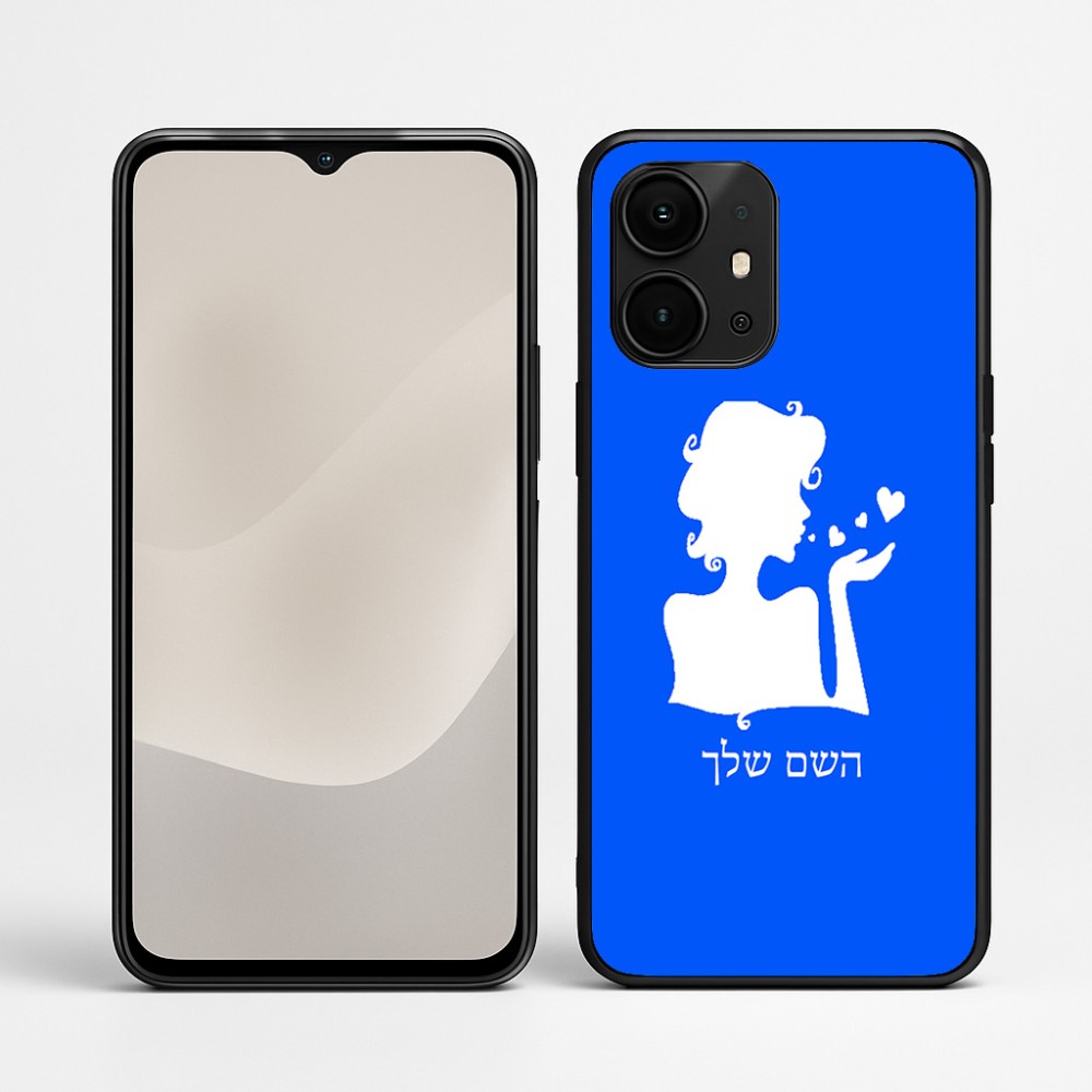 כיסוי בעיצוב אישי עם השם שלך לדגם - Realme P4 Power 5G בעיצוב אהבת נשים