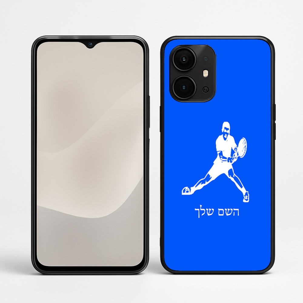 כיסוי בעיצוב אישי עם השם שלך לדגם - Realme P4 Power 5G בעיצוב שחקן טניס