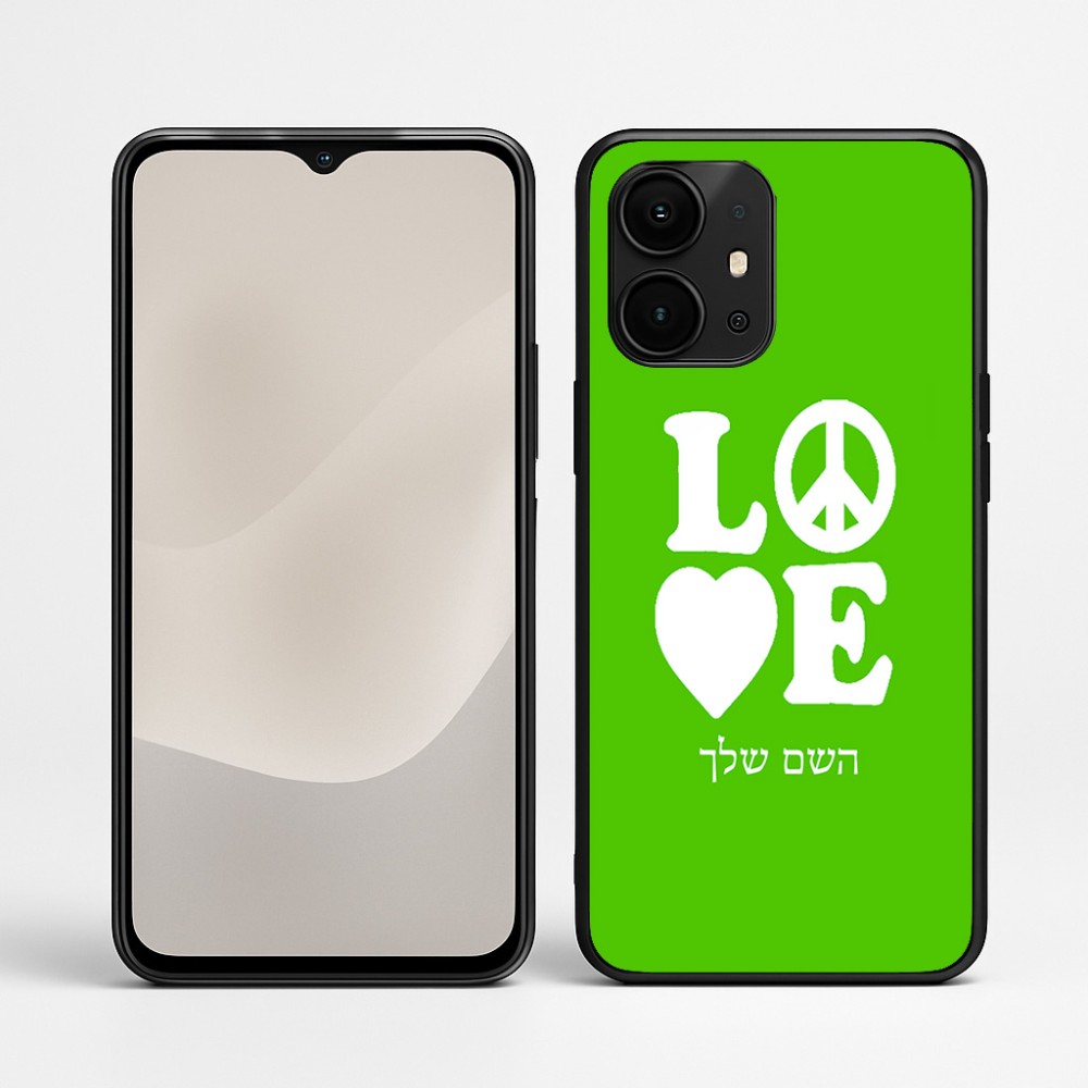 כיסוי בעיצוב אישי עם השם שלך לדגם - Realme P4 Power 5G בעיצוב אהבה