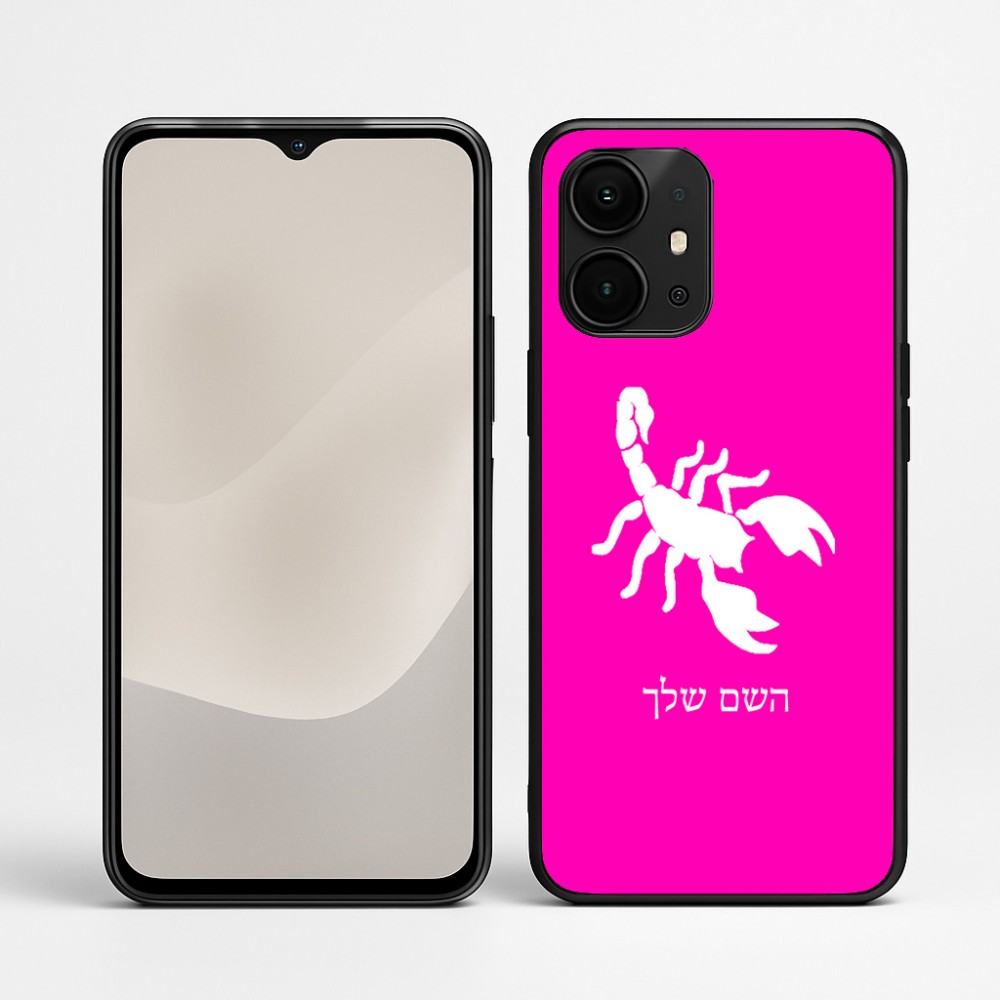כיסוי בעיצוב אישי עם השם שלך לדגם - Realme P4 Power 5G בעיצוב עקרב