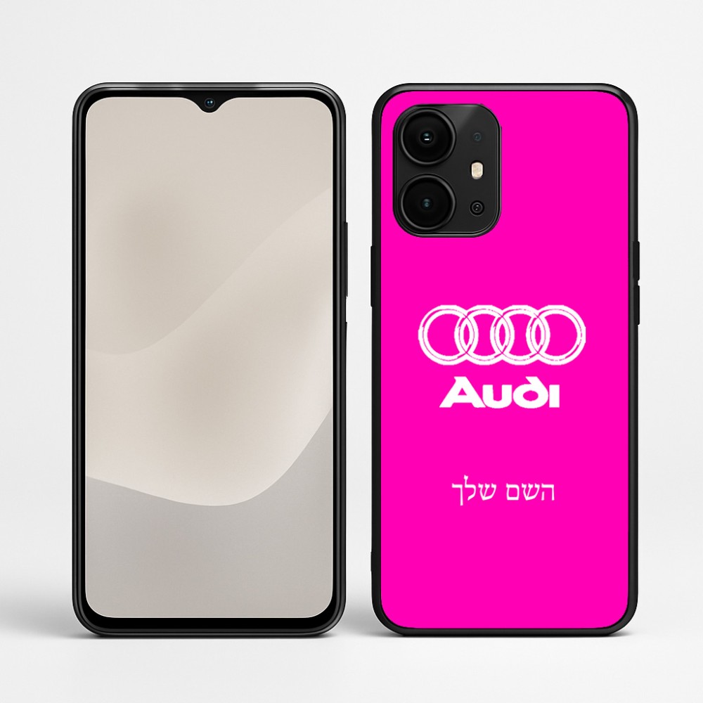 כיסוי בעיצוב אישי עם השם שלך לדגם - Realme P4 Power 5G בעיצוב אאודי