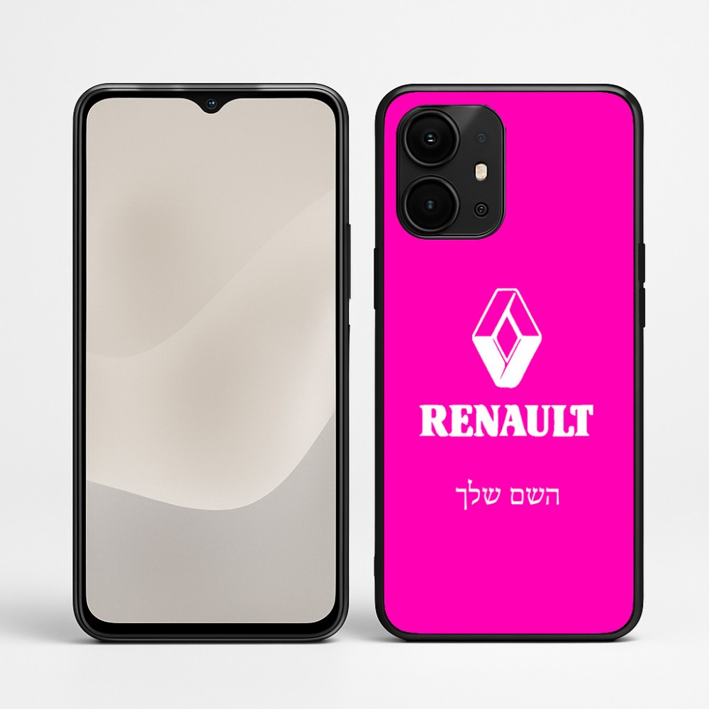 כיסוי בעיצוב אישי עם השם שלך לדגם - Realme P4 Power 5G בעיצוב רנו