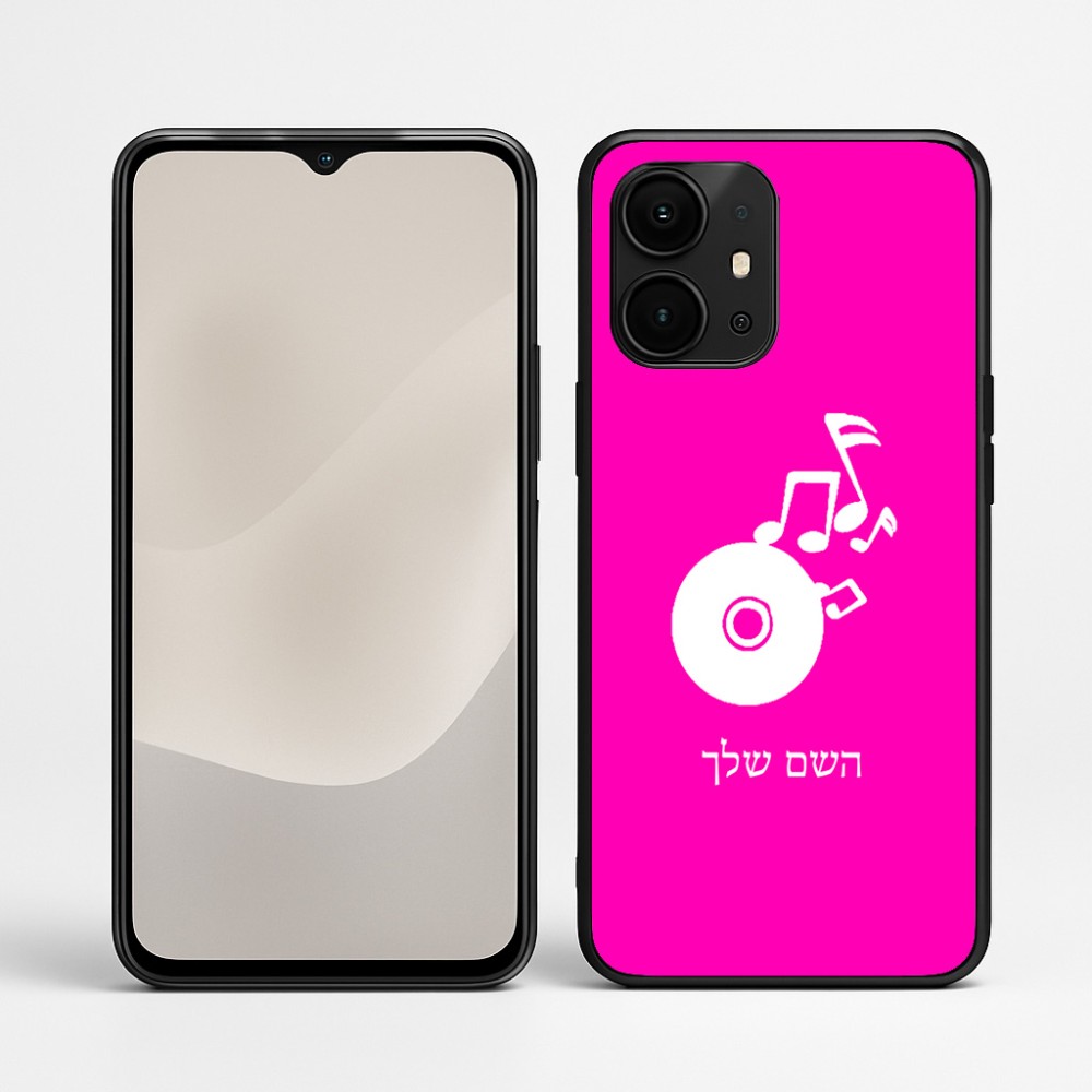 כיסוי בעיצוב אישי עם השם שלך לדגם - Realme P4 Power 5G בעיצוב תקליטור - אזור מוזיקה