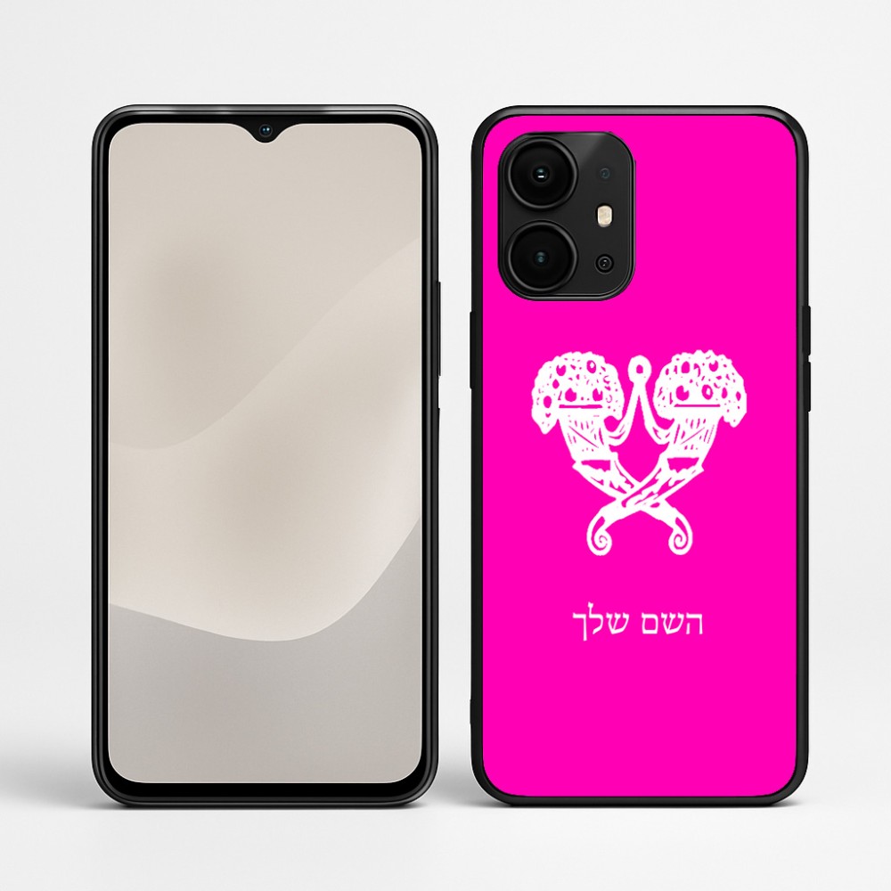 כיסוי בעיצוב אישי עם השם שלך לדגם - Realme P4 Power 5G בעיצוב פרחי קרן