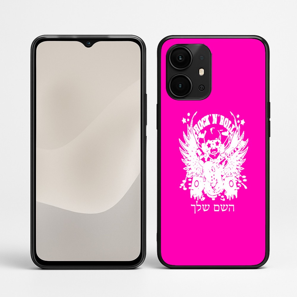 כיסוי בעיצוב אישי עם השם שלך לדגם - Realme P4 Power 5G בעיצוב רוקנרול
