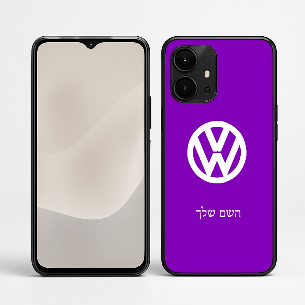 כיסוי בעיצוב אישי עם השם שלך לדגם - Realme P4 Power 5G בעיצוב פולקסווגן