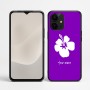 כיסוי בעיצוב אישי עם השם שלך לדגם - Realme P4 Power 5G בעיצוב פרח היביסקוס