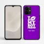 כיסוי בעיצוב אישי עם השם שלך לדגם - Realme P4 Power 5G בעיצוב נשקי את חבר שלי