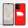 כיסוי בעיצוב אישי עם השם שלך לדגם - Realme P4 Power 5G בעיצוב חזיר