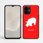 כיסוי בעיצוב אישי עם השם שלך לדגם - Realme P4 Power 5G בעיצוב קרנף