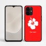 כיסוי בעיצוב אישי עם השם שלך לדגם - Realme P4 Power 5G בעיצוב פרח היביסקוס