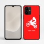 כיסוי בעיצוב אישי עם השם שלך לדגם - Realme P4 Power 5G בעיצוב מוטוקרוס