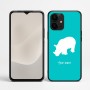 כיסוי בעיצוב אישי עם השם שלך לדגם - Realme P4 Power 5G בעיצוב קרנף