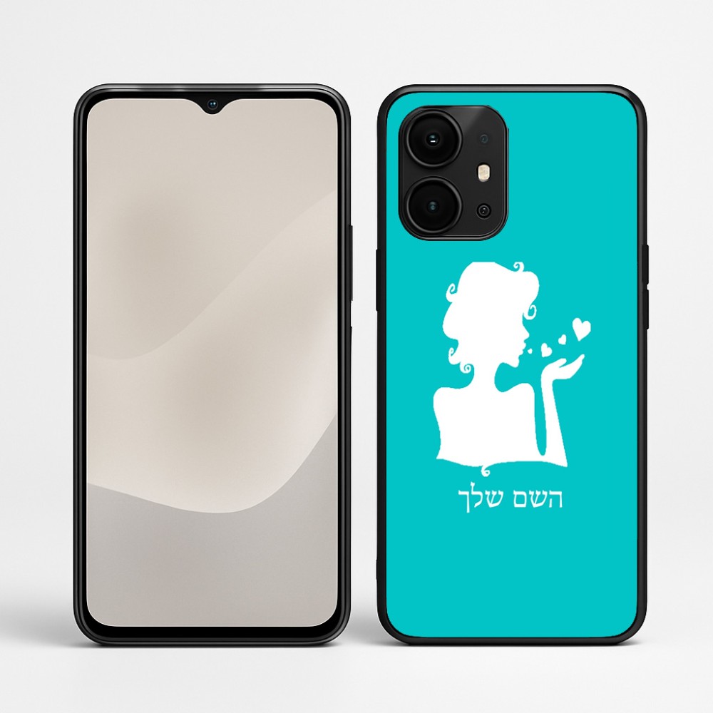 כיסוי בעיצוב אישי עם השם שלך לדגם - Realme P4 Power 5G בעיצוב אהבת נשים