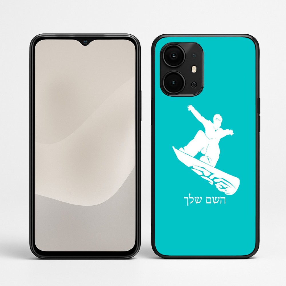 כיסוי בעיצוב אישי עם השם שלך לדגם - Realme P4 Power 5G בעיצוב סנובורדיסט