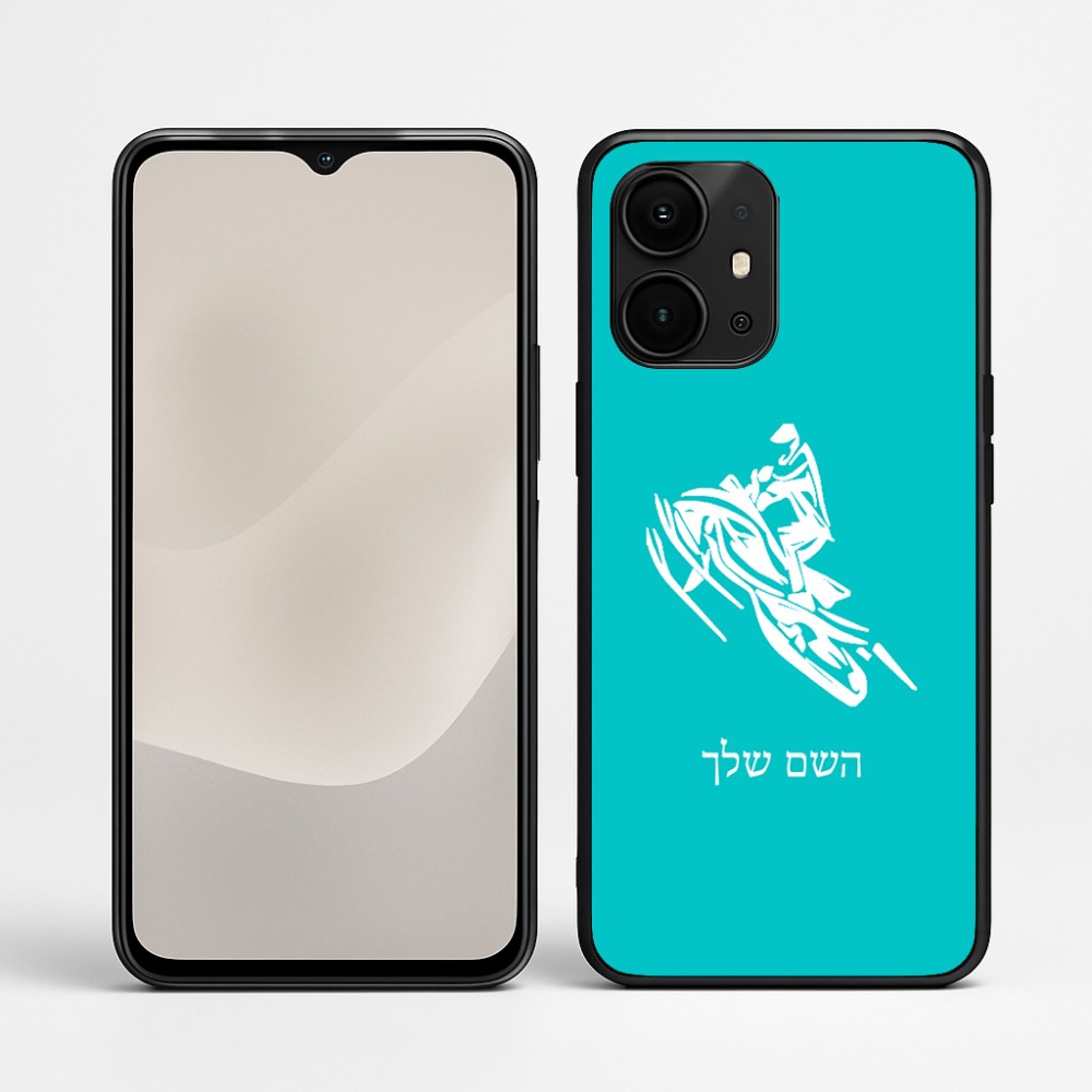 כיסוי בעיצוב אישי עם השם שלך לדגם - Realme P4 Power 5G בעיצוב אופנוע שלג