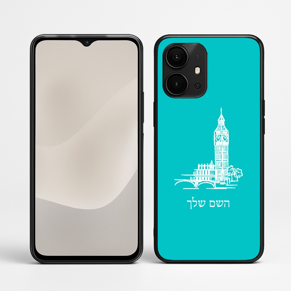 כיסוי בעיצוב אישי עם השם שלך לדגם - Realme P4 Power 5G בעיצוב ביג בן